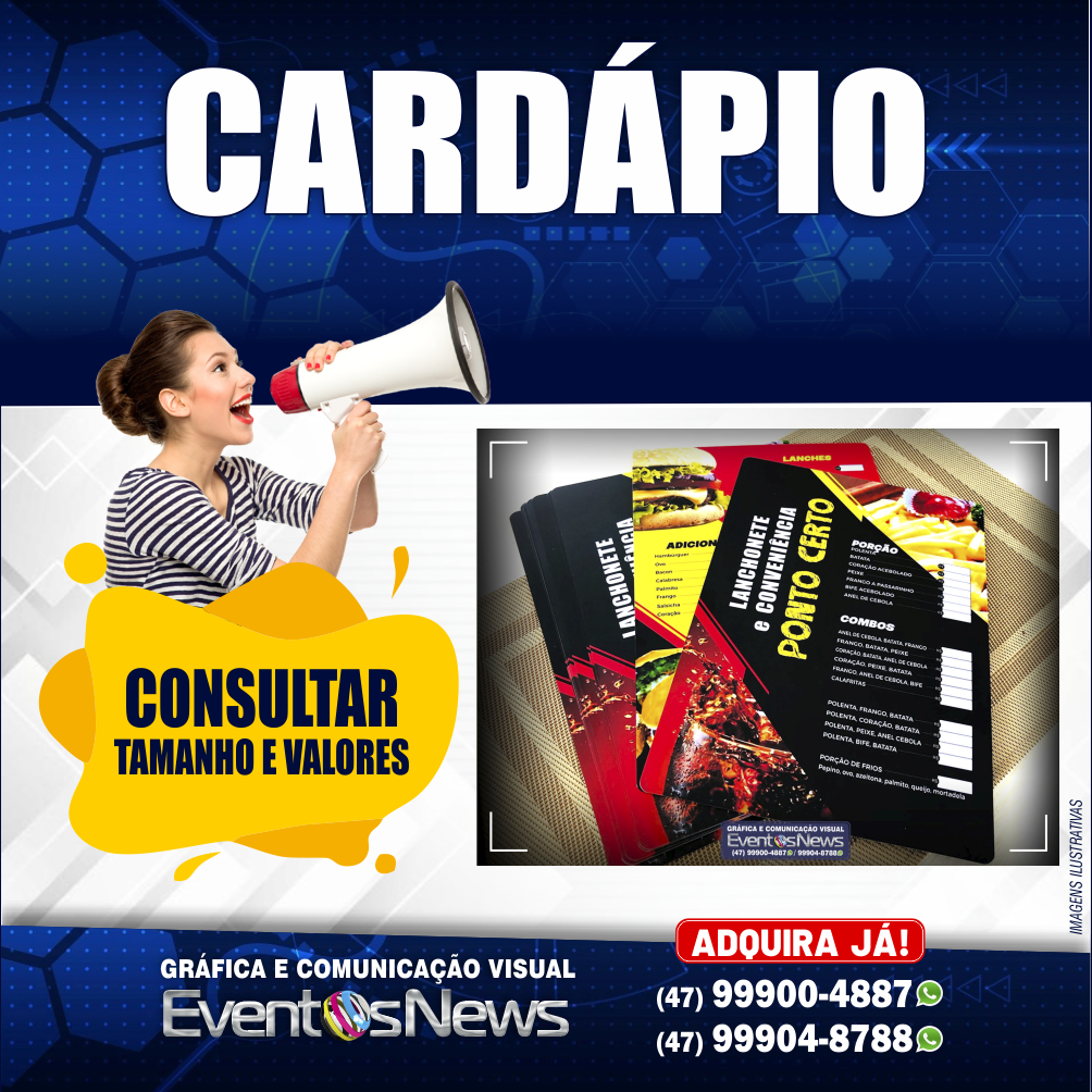 CARDÁPIOS